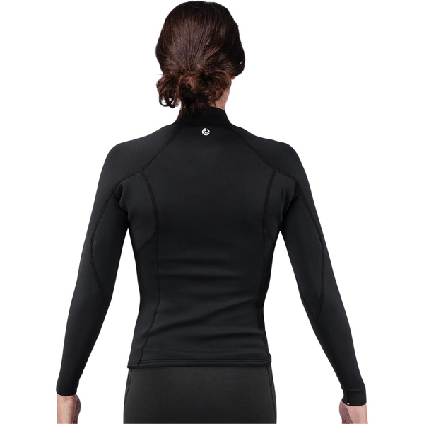 2026 Zhik Womens Microfleece Neoprene Wetsuit Top DTP-0530-BLK - Black